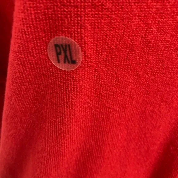 NWT Kim Rogers Signature Red Short Sleeve Lightweight Sweater Size Petite XL - Picture 8 of 11